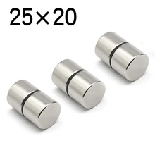 1/2/5 Pcs 25x20 Round NdFeB Neodymium Magnet N35 Super Powerful imanes Permanent Magnetic Disc