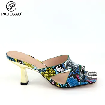 

2020 Female Heels African Ladies Sexy Heels Woman Elegant Party Wedding Sky blue Sandals
