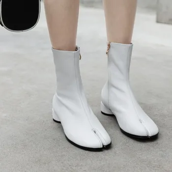

Tanariya New Arrival Shoes Woman Boots Women Autumn/winter 2020 Low-heeled Cowhide Women's Boots
