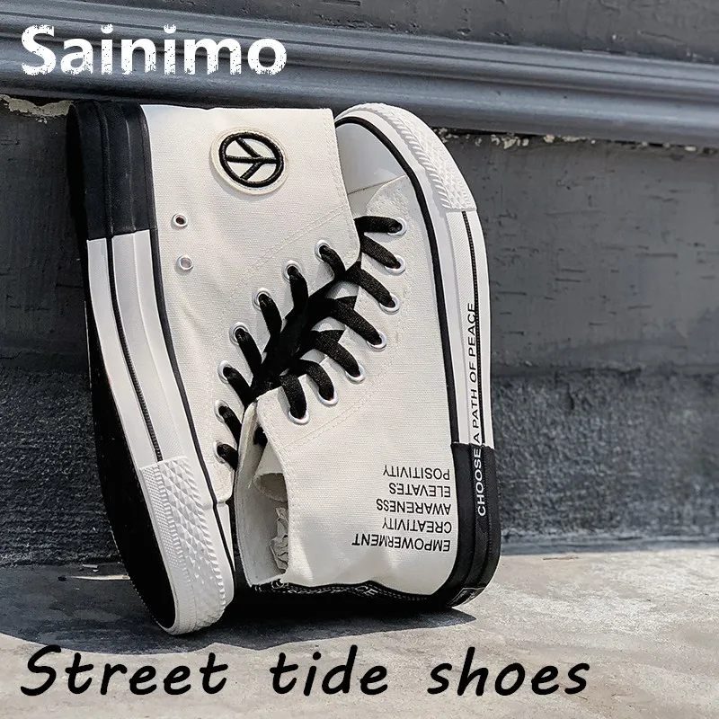 Sainimo/модные уличные мужские кроссовки tenis masculino Мужская обувь повседневная zapatillas
