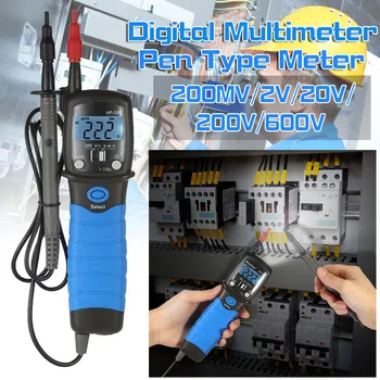 

HoldPeak Handheld Pen Type Digital Multimeter Pen Type Meter DC AC Voltage Continuity Tester Tool