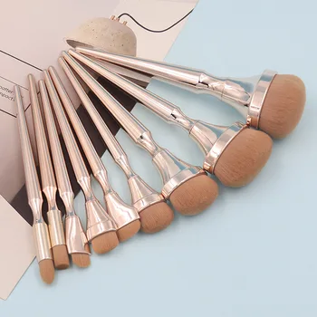 

2Y Minimum 10 Rose Gold Makeup Brush Sets Powder Blush Tools Can Private Label Custom Logo If meet Minimum Wholesale Cosmetics