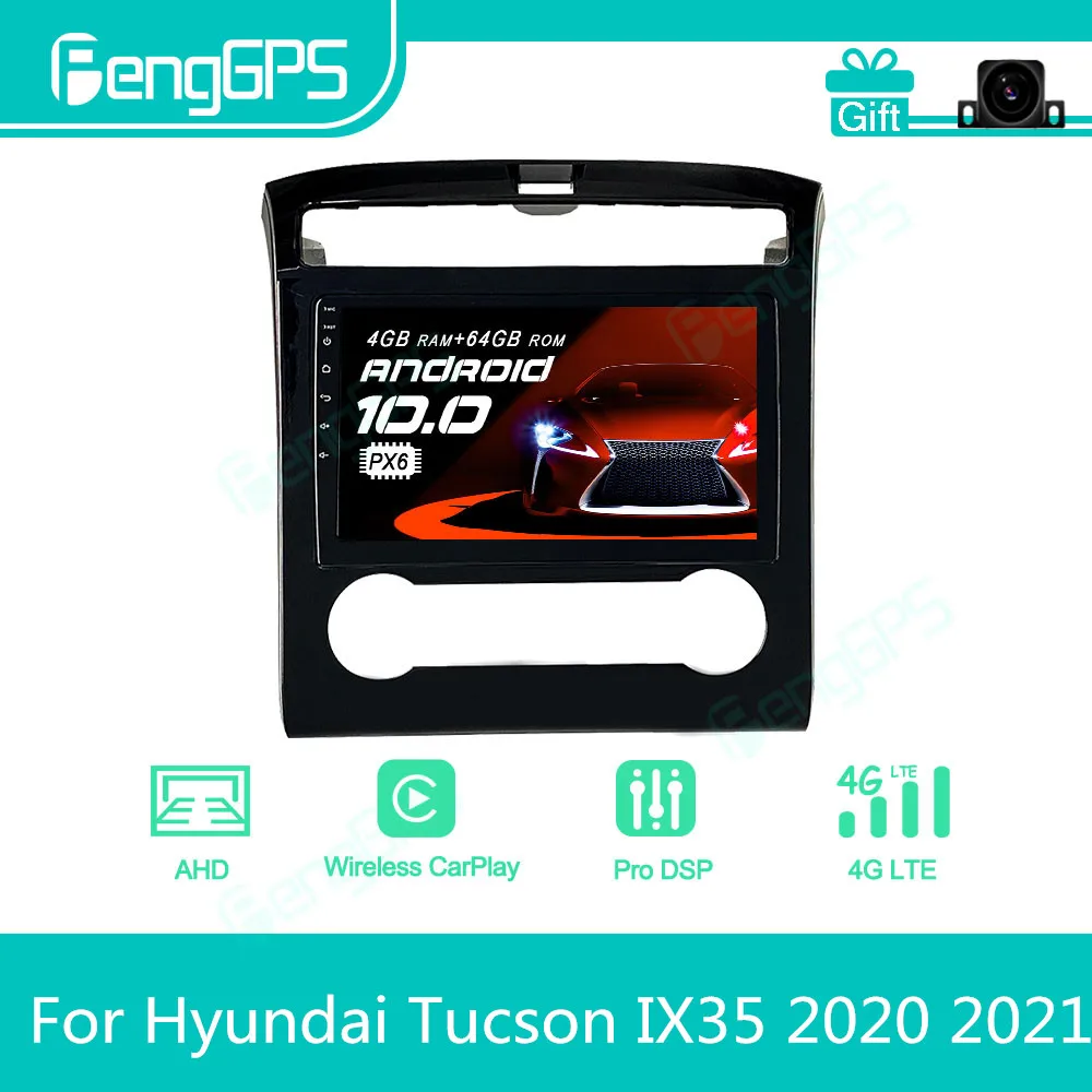 Per Hyundai Tucson Ix35 2020 2021 Android Autoradio Stereo Lettore Multimediale 2 Din Autoradio Navigazione Gps Schermo Unità Px6