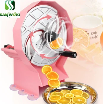 

dragon fruit cutter ABS 0.5-6mm Thickness Adjustable apple planer orange Slicer Fruit Slicing Machine kiwi cutting machine