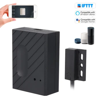 

WiFi Smart Switch Smart Home Door Controller APP Remote/Voice Control Timing Function Compatible with Amazon Alexa Google Home