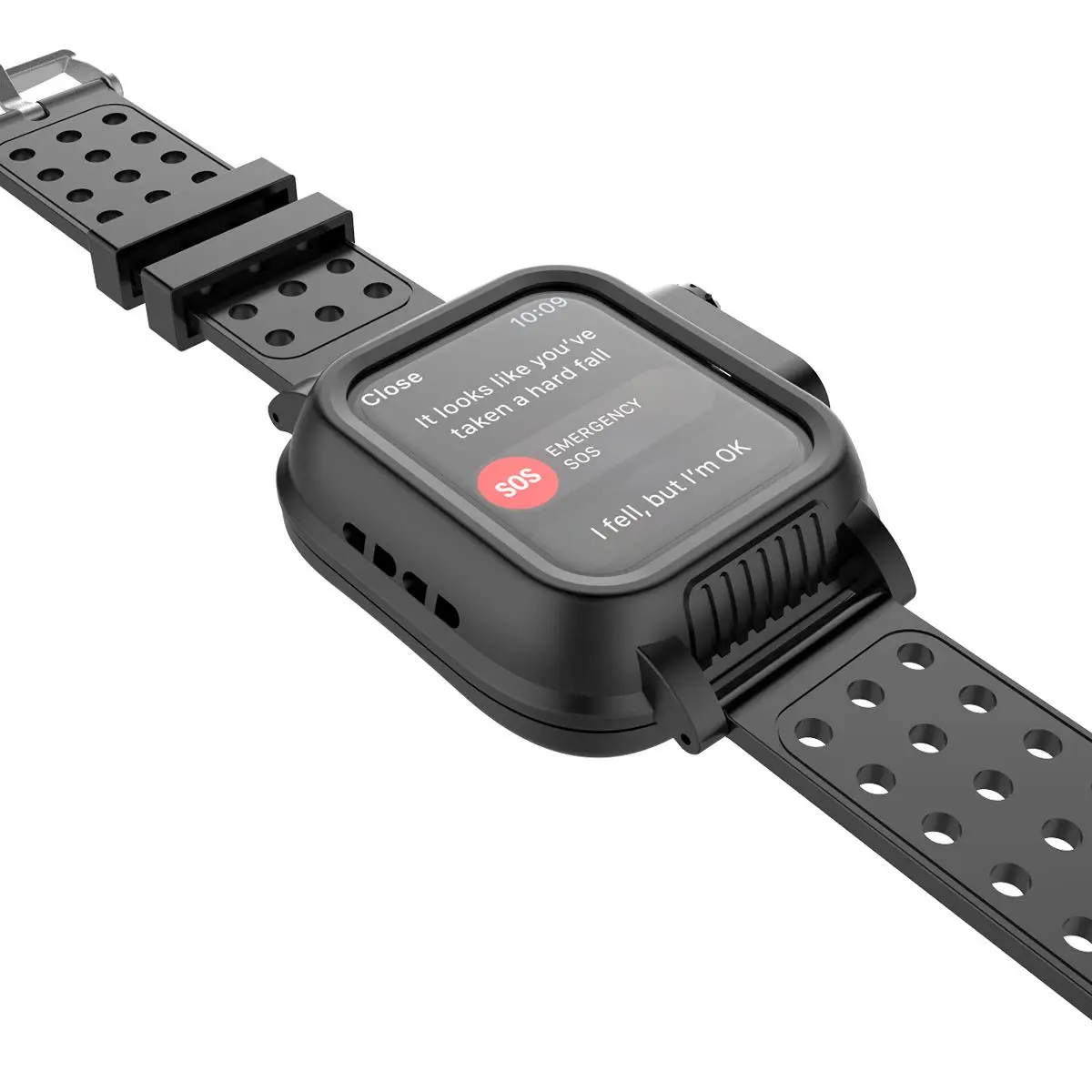 Для Apple Watch Series 4 40 мм 44 мм корпус IP68 водонепроницаемый противоударный ПК Бампер чехол+ резиновый ремешок для часов iWatch 3 38 42 мм