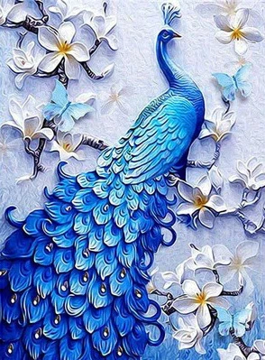 5D DIY Flower Diamond Painting Animal Peacock  Elephant Full Drill Diamond Embroidery Landscape Mosaic Rhinestone Home Decor 3d diy diamond painting 5D DIY Diamond Painting