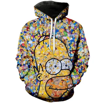 

Liumaohua hot sale men women anime Cartoon Graffiti t shirt New Fashion Hoodies Sweatshirts 3D Print Unisex Streetwear