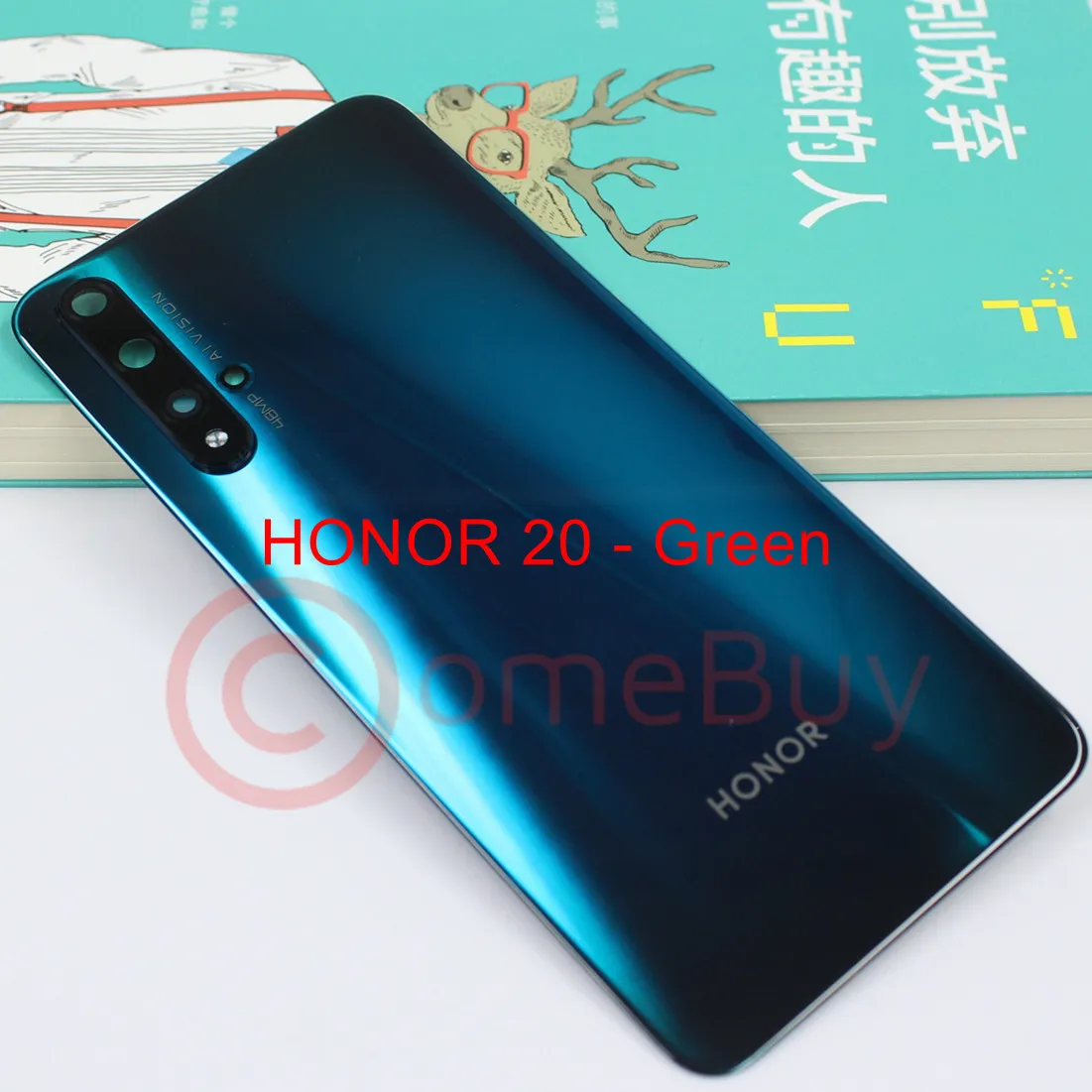 Стеклянная задняя крышка батарейного отсека для Huawei Honor 20 Pro + запасные части