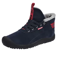 SAGACE/мужские ботинки; повседневные бархатные зимние ботинки; Мужская походная обувь; водонепроницаемые зимние ботинки; удобные зимние ботинки из хлопка