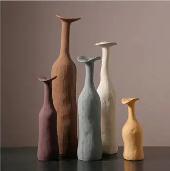 

NORDIC CERAMIC VASE ACCESSORIES HOME LIVINGROOM DESK FURNISHING CRAFTS HOTEL SHOP FIGURINES DECORATION DESKTOP FLOWERPOT ARTWORK