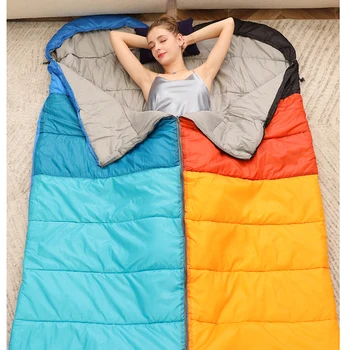 

Travel Sleeping Bags Splicing Double Sleeping Bag Portable Bivy sack Camping ultralight sleeping bag air bed trending products