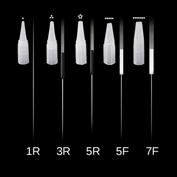 

50pcs Separated Tattoo Needles and Tips For Permanent Makeup Microblading Eyebrow Tattoo Machine Pen Forever Tattoo Supplies