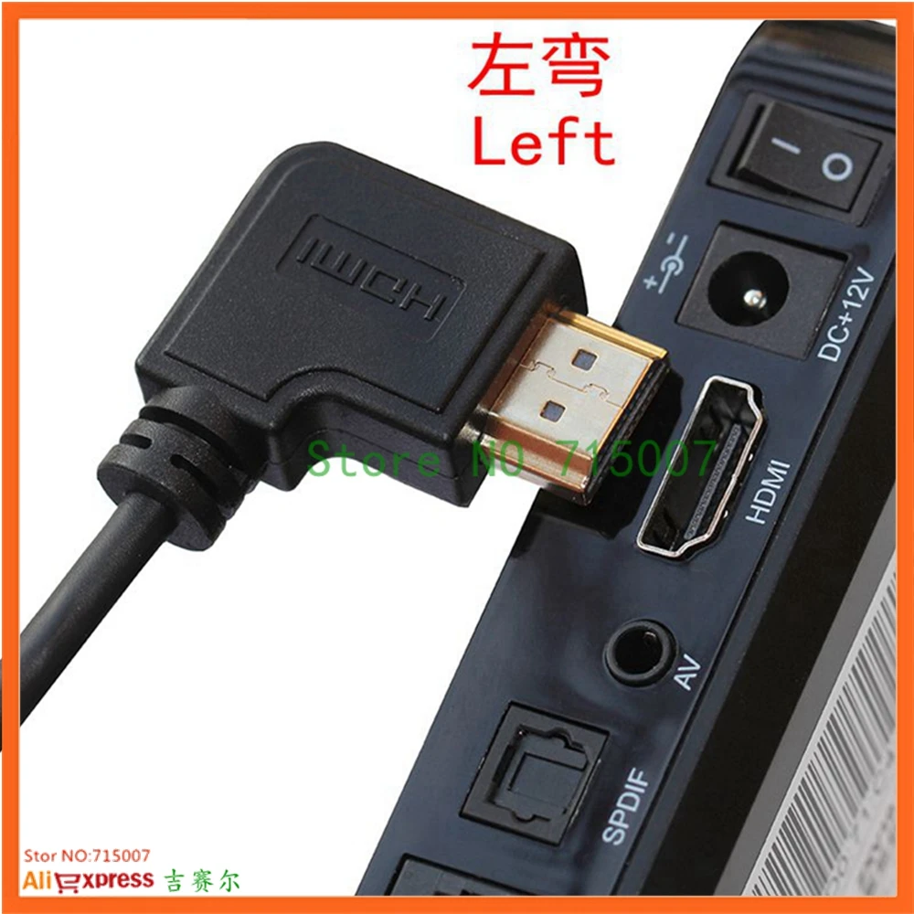 HDMI для правого и левого угла Mini HDMI& Micro HDMI для мужчин растягивающийся пружинный изогнутый гибкий кабель V1.4 DSLR 0,5 м/1,5 м