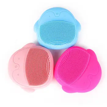 

Facial Silicone Cleansing Brush Control Oil Remove Blackhead Shrink Pores Electric Cleansing Brush New Arrival