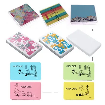 

PP Mask Storage Box mask holder Portable Dust-Proof Moisture-Proof Children's Student Mask Box