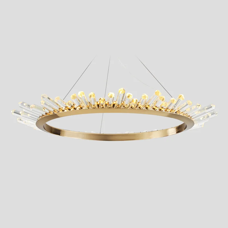 

Post-modern Chandelier Nordic Simple Luxury Crystal Lamp Living Room Bedroom Lamp Designer Light Luxury Creative Restaurant Lamp