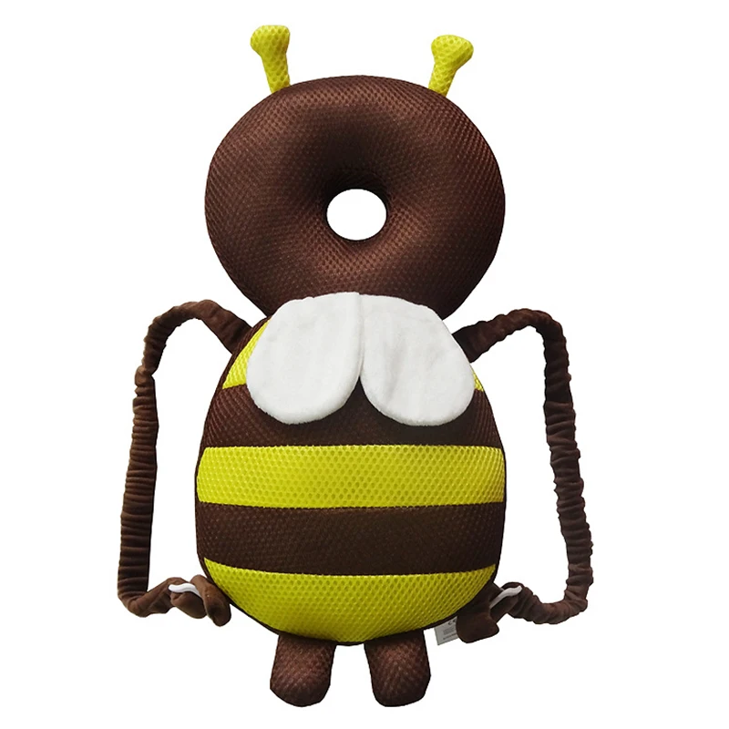 Newborn baby Walking Training Safety Protection pillow Learning Walking Nursing pad cartoon bee Head protection BackpackYTL009