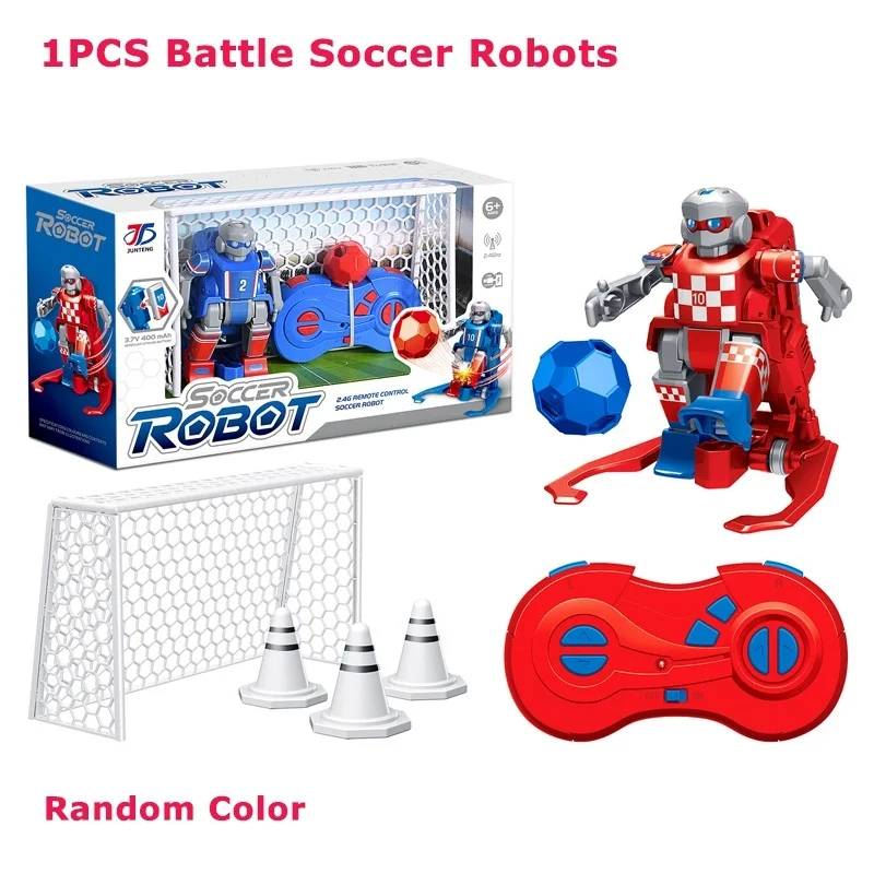 Soccer Robot Smart RC Robots Cartoon Remote Control Toys Electric Football Robot Indoor Toys for Children birthday New Year Gift