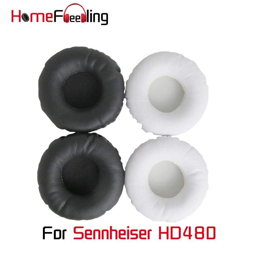 Homefeeling Ear Pads for Sennheiser HD480 Headphones Super Soft Velour Sheepskin Leather Ear Cushions Replacement Accessories