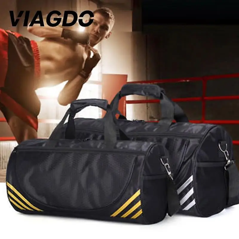 Gym Bag Outdoor Waterproof Nylon Sports Bags Men Women Training Fitness Travel Handbag Yoga Mat Shoulder Bag Yoga Travel Luggage