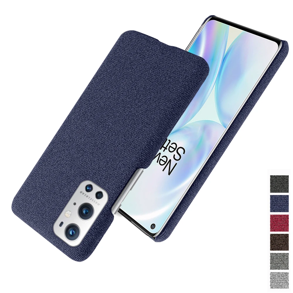 

Cloth Texture Fit Cover Capa For OnePlus 9 Pro Coque Luxury Febric Antiskid Phone Case For One Plus 9Pro 1+9pro 6.7" 2021 Funda