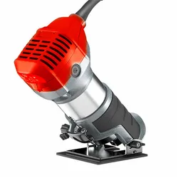 Tondeuse à main électrique réglable, bouclier de Base pour le travail du bois, tige de routeur, moulage de bord, 220V 800w, outil pour le travail du bois 