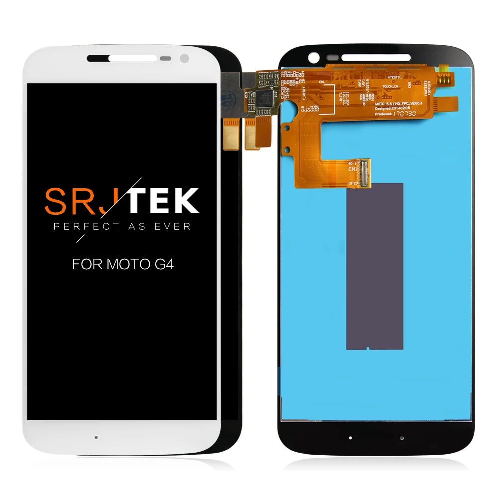 5 &quotдля Motorola Moto G4 XT1622 XT1625 XT1620 XT1621 ЖК дисплей сенсорный дигитайзер сборка Замена