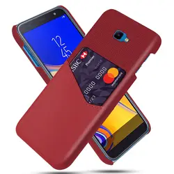 Premium Business Case with Card Slots for Samsung Galaxy - Sleek and Durable Cover (Case-Red)