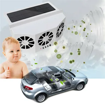 

Portable 3 Cooler Car Fan Solar Energy Cooling Vent Exhaust Safe Auto Vehicle Cooling Artifact Solar Car Exhaust Fan Summer Use