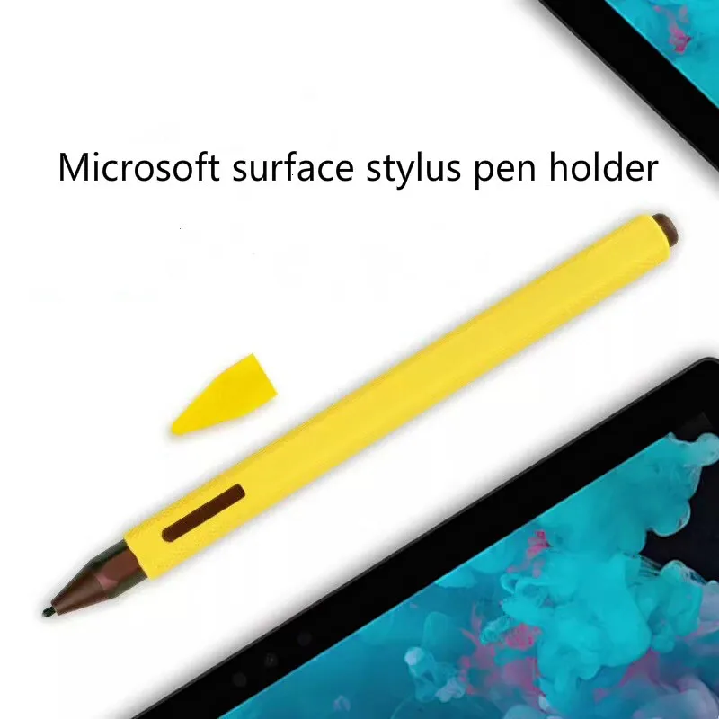 Нанесите на поверхность набор ручка стилус держатель чехол для microsoft плоский сенсорный написать перо силикагель Нескользящая оболочка
