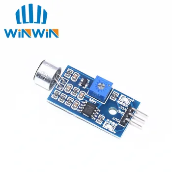 

B21 10pcs Wholesale Sound Detection Sensor Module Sound Sensor Intelligent Vehicle