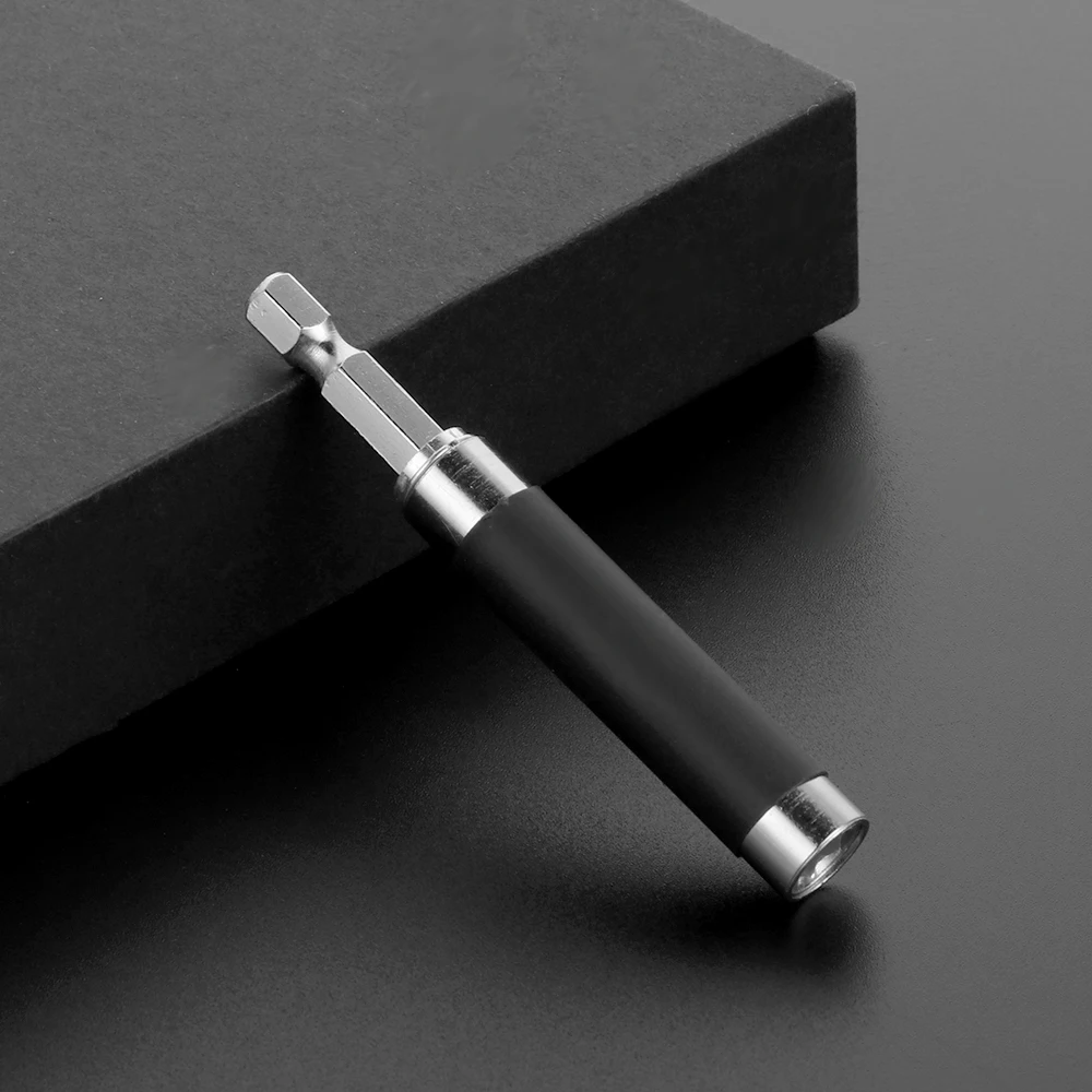 1Pcs New 80mm Magnetic Quick Release Screwdriver Bit Holder Conversion Telescopic Electric Drill Extension 1/4" Hex Shank |