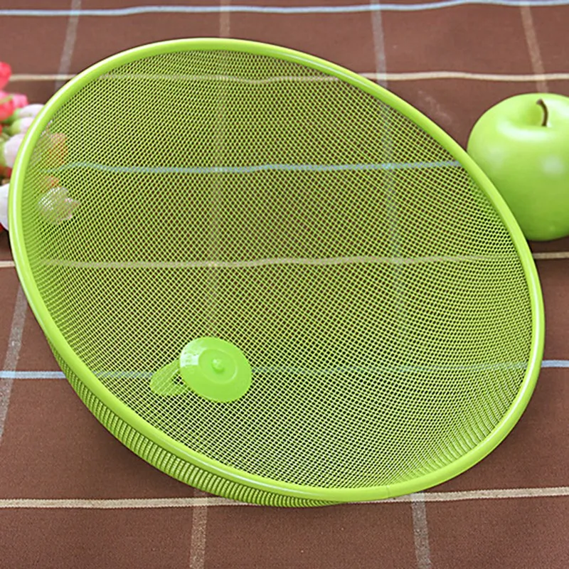2PCS Mesh Iron Fruit Basket Storage Kitchen Rack Storage Dining Table Decoration Collecting Box