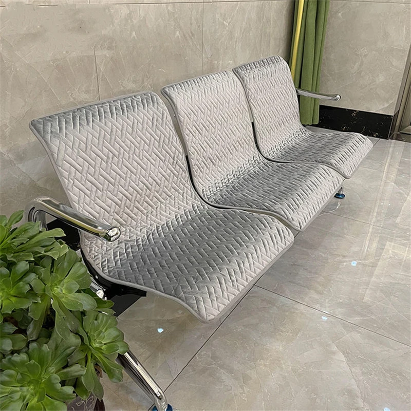 

Modern Hospital Bank Row Chair Cushions Winter Thicken Seat Mat Anti-Slip Library Railway Station Chair Seat Pad Office Cushion