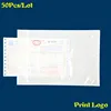 50pcs Plastic Bags Transparent Backpack Bill Bag Single Invoice Paper Size Packing Document Bag Self-Adhesive Bags Courier Bag 2