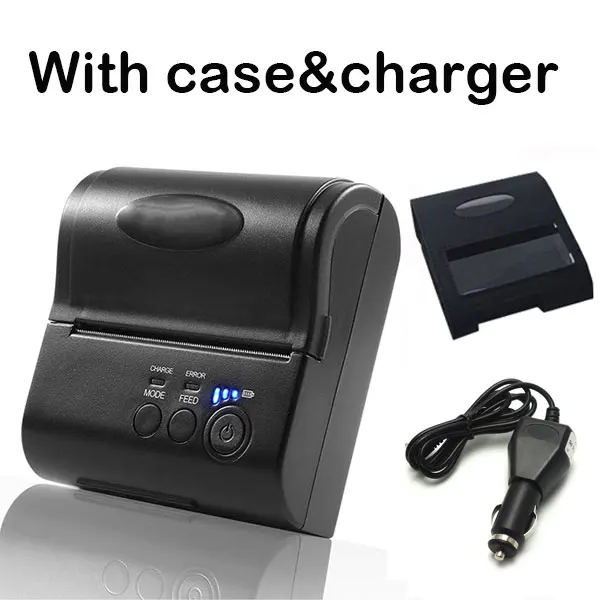 3 дюймов 80 мм Bluetooth мини Термальность чековый принтер Портативный USB принтер Поддержка компьютер Android Бесплатный SDK Поддержка печать логотипа