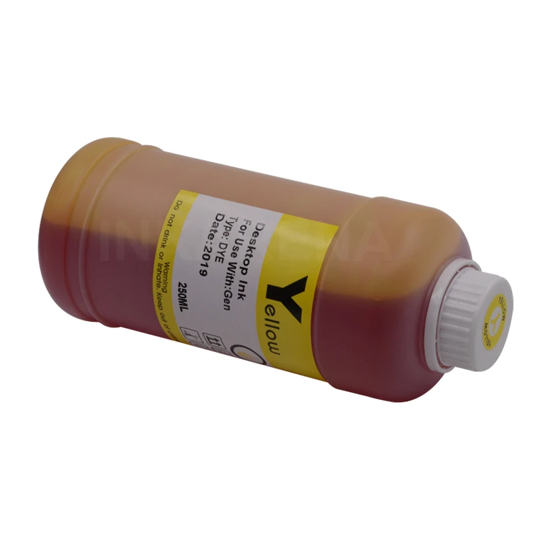 INKARENA 250ml Refilled Dye Ink Photo Universal Ink Compatible for HP Canon Epson Brother Printers and Cartridges 250ml