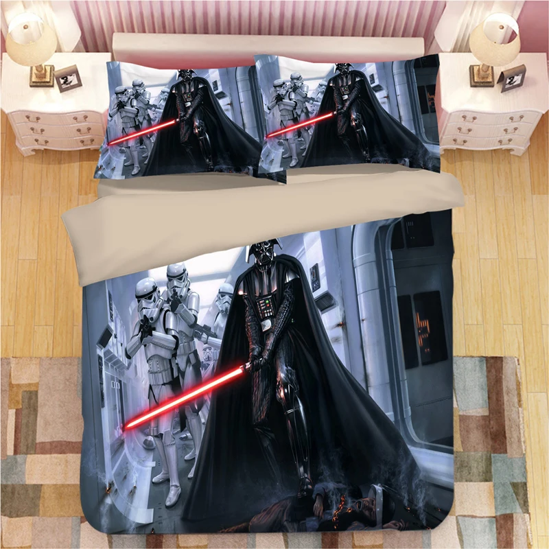 Комплект постельного белья из серии "Звездные войны", "Phantom Menace", пододеяльники, наволочки, "Звездные войны", "Анакин", Комплект постельного белья, постельное белье