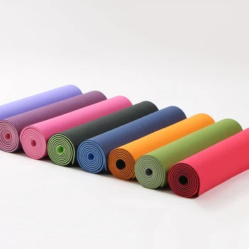 

Thicken Yoga Mat Anti-Slip Sport Pad Odorless for Fitness Pilates Exercise TPE 6mm MSU88