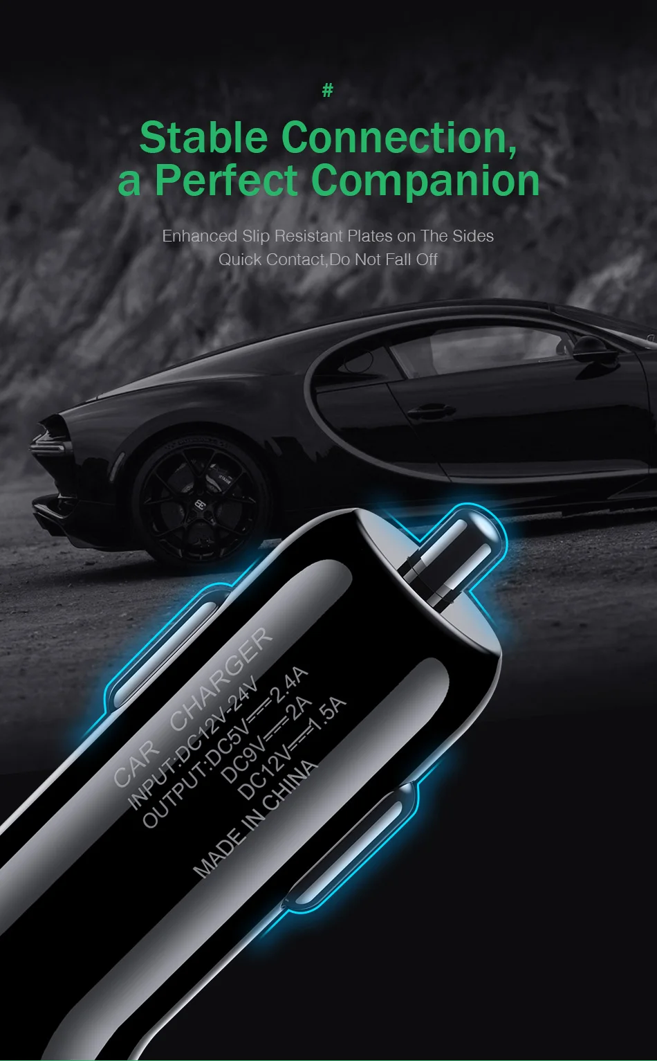Автомобильное зарядное устройство REDNUT Quick Charge QC 3,0 Автомобильное зарядное устройство 4 порта быстрое автомобильное зарядное устройство телефон автомобильное USB зарядное устройство для samsung Xiaomi iPhone
