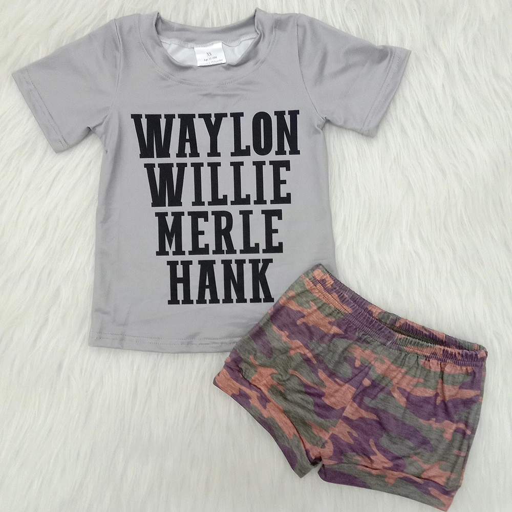 baby boy letters reglan shirt and shorts set boy summer short sleeve