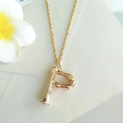 26 буквенная вешалка ketting gouden hamer metaal A-Z eerste minimalistische mode вешалка Twist ketting sieraden