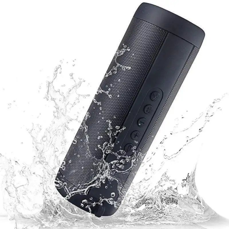 Wireless Mini Column T2 Waterproof Bluetooth Speaker Portable Outdoor Sports FM Stereo Hi-Fi Box 3D BASS high Volume