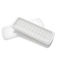 Промо-акция! Форма для кубиков льда с влагостойкой съемной крышкой лотки для кубиков льда домашний холодильник коробка для льда