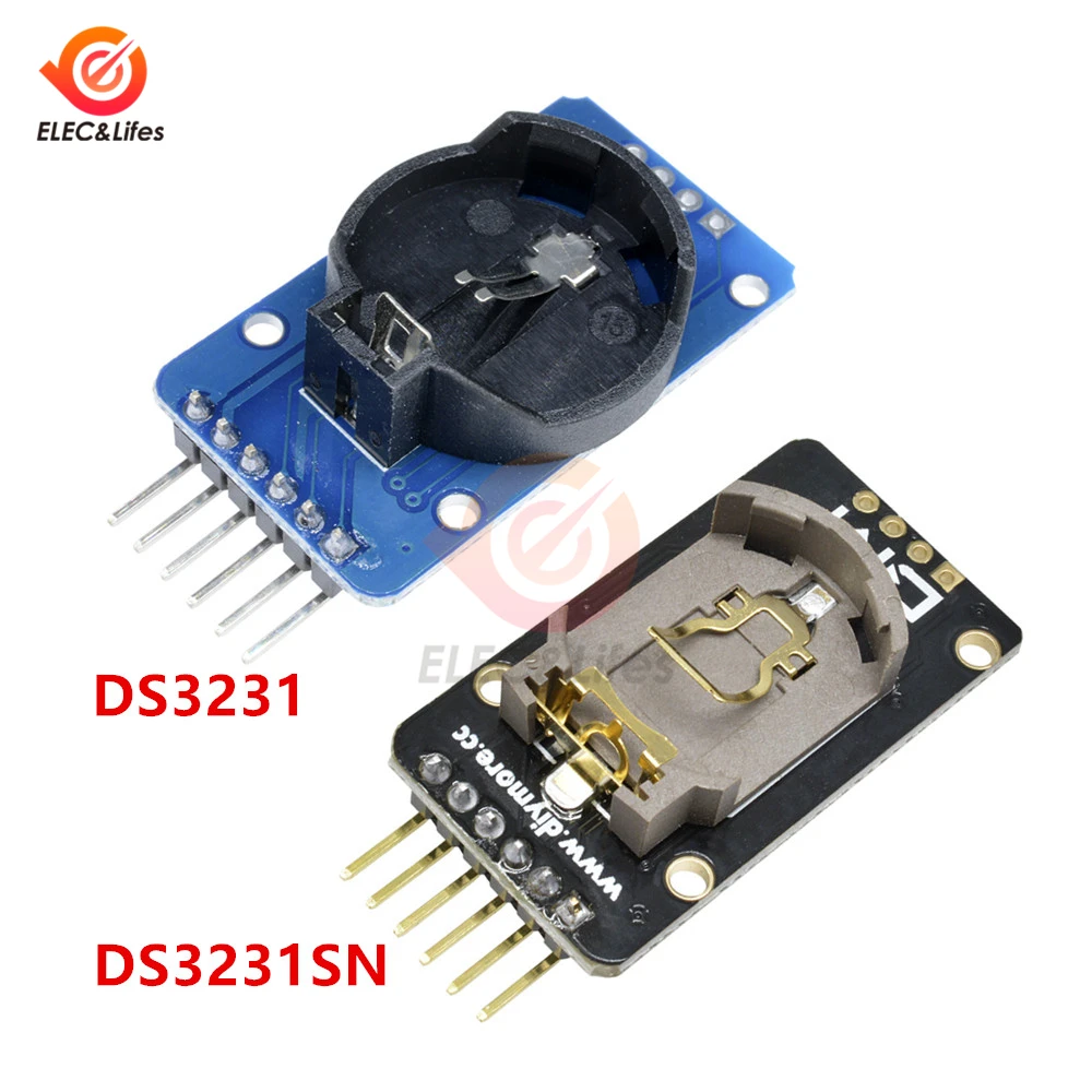 DS3231SN DS3231 AT24C3 I2C IIC Clock модуль прецизионной памяти DS3231 Модуль реального времени 3,3-5,5 В для Arduino Raspberry Pi