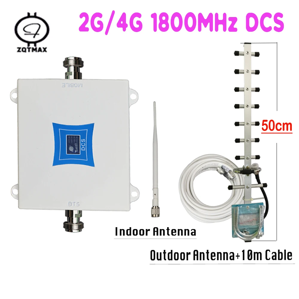 ZQTMAX DCS 1800 LTE 4G усилитель сети GSM МГц Репитер полоса 3 Усилитель сотового сигнала +