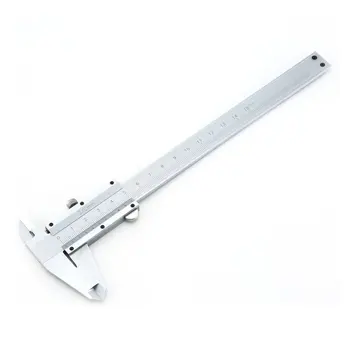 

Metal 0-150mm 0.02mm Carbon Steel Vernier Caliper Gauge Depth Micrometer Tool Measuring Instruments