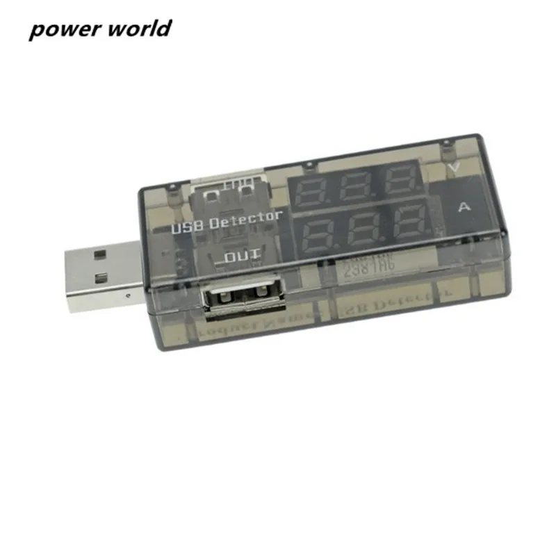 USB тестер/USB двойной дисплей Вольтметр тока/USB Интеллектуальный цифровой дисплей напряжения и тока красный зеленый прибор обнаружения