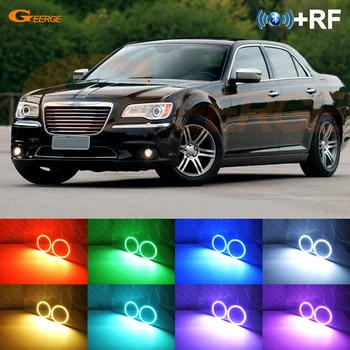 

For Chrysler 300 2011 2012 2013 2014 HALOGEN headlight RF Bluetooth Controller Multi-Color Ultra bright RGB LED Angel Eyes kit